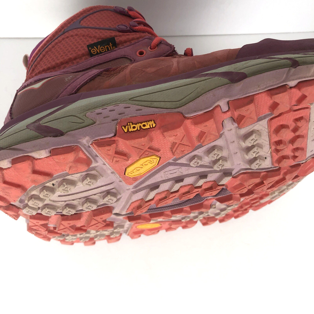 Hoka One One Women's Pink Plum Trail Running Boots - Picture 12 of 13